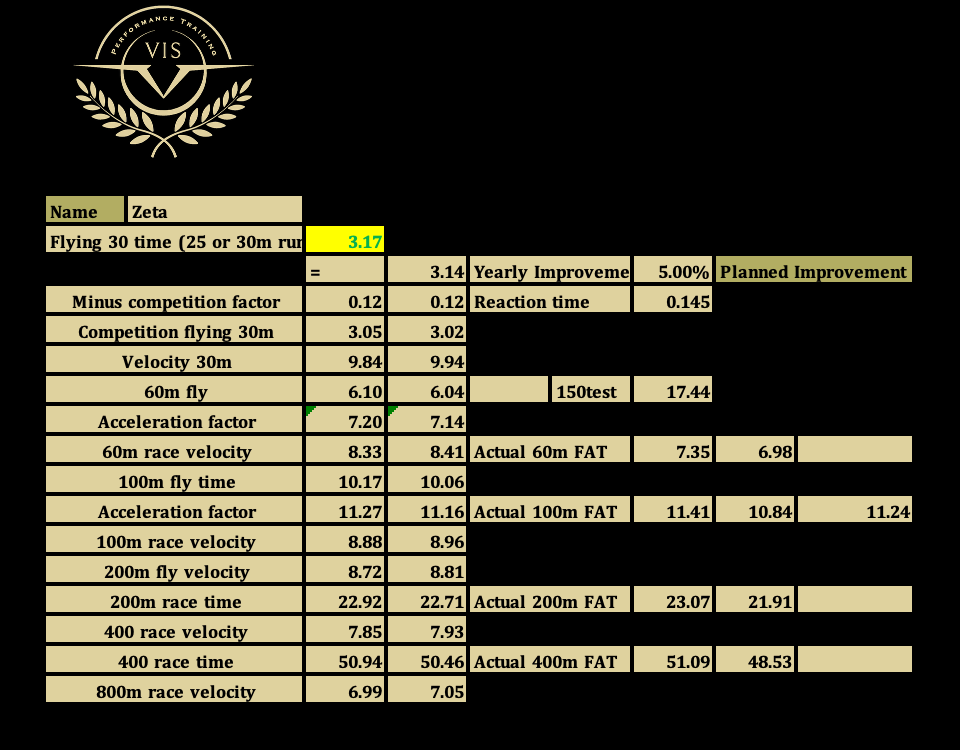 Running Velocity Tracker (Excel Tool)